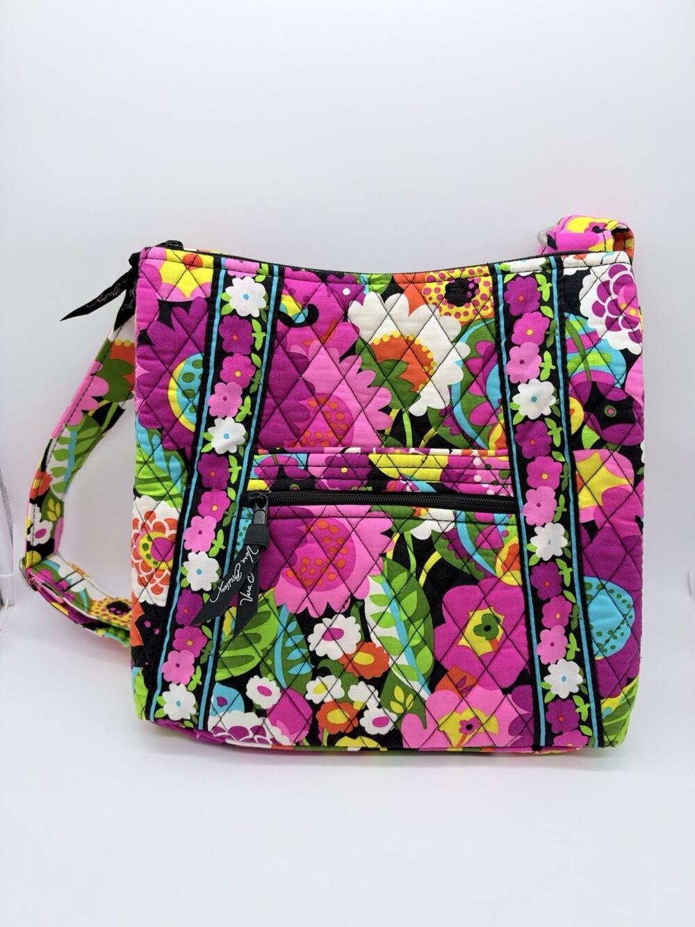 Vera Bradley Va Va Bloom Hipster Crossbody Strap Quilted Floral New No Tag